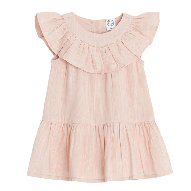 Cool Club by SMYK PINK COTTON, VISCOSE DRESS S/S